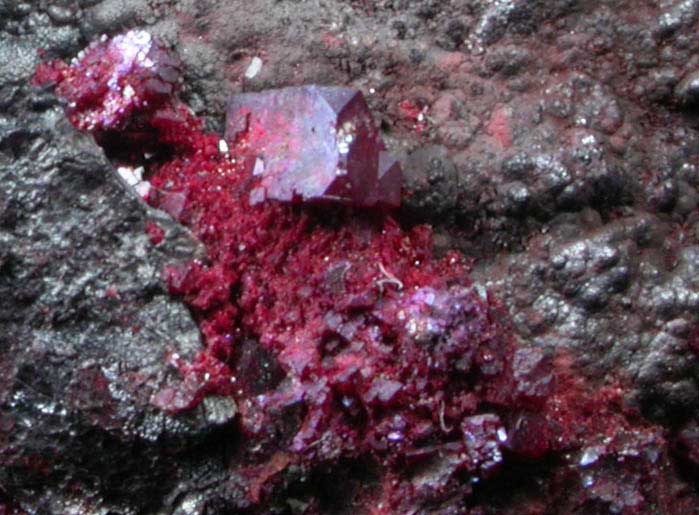 Cuprite from Ray Shaft, Mineral Creek District, Pinal County, Arizona