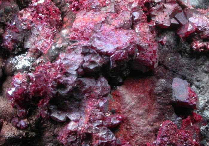 Cuprite from Ray Shaft, Mineral Creek District, Pinal County, Arizona