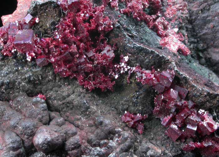 Cuprite from Ray Shaft, Mineral Creek District, Pinal County, Arizona