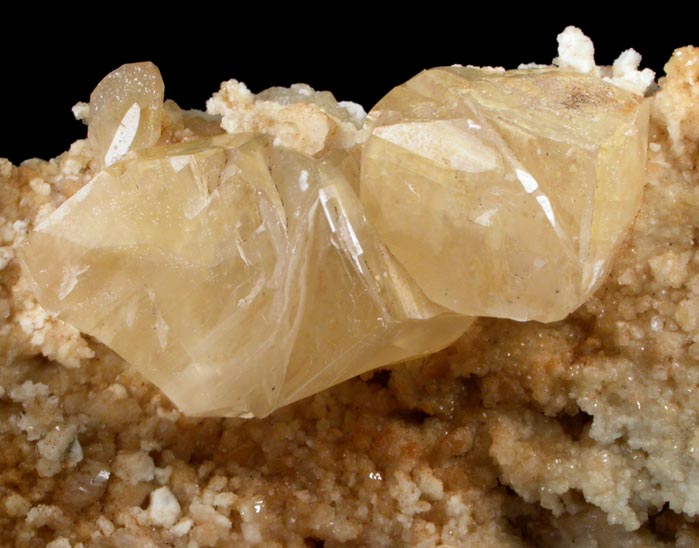 Calcite (twinned crystals) from Roosevelt Avenue Quarry (York Stone Quarry), York, York County, Pennsylvania