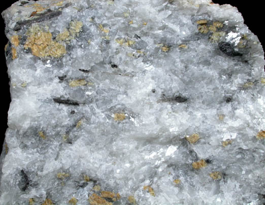 Warwickite with Chondrodite in Franklin Marble from Warwickite locality, Amity, Warwick Township, Orange County, New York (Type Locality for Warwickite)
