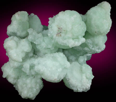 Prehnite from O and G Industries Southbury Quarry, Southbury, New Haven County, Connecticut