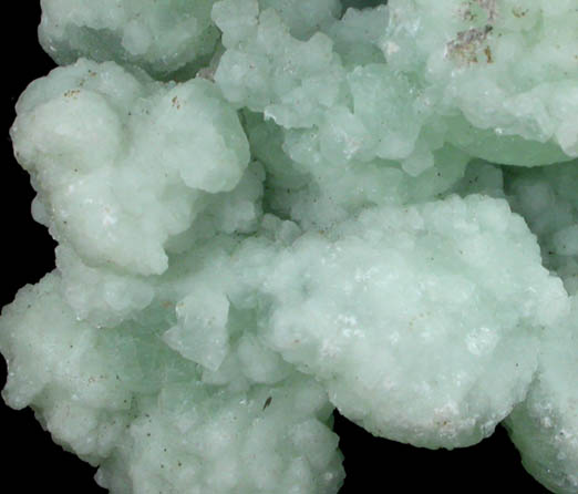 Prehnite from O and G Industries Southbury Quarry, Southbury, New Haven County, Connecticut