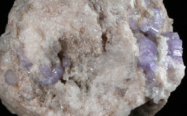 Fluorapatite on Quartz and Albite from Harvard Quarry, Noyes Mountain, Greenwood, Oxford County, Maine