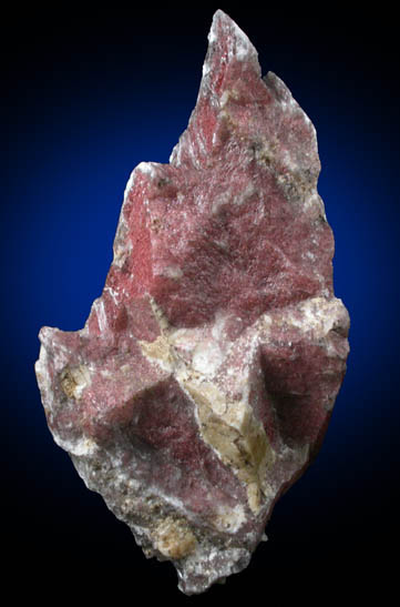 Copper in Gypsum var. Selenite from Mission Mine, south of Tucson, Pima County, Arizona