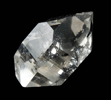 Quartz var. Herkimer Diamond with Pyrobitumen inclusions from Herkimer Diamond Development Mine, Middleville, Herkimer County, New York