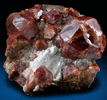 Grossular Garnet in Quartz from Coyote Ridge, southwest of Bishop, Inyo County, California