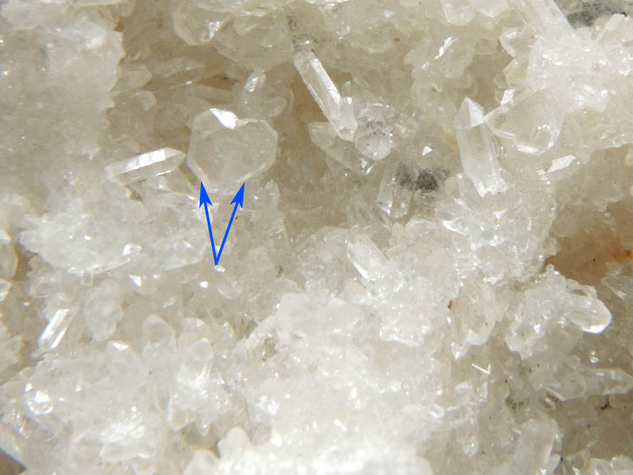 Quartz (Japan Law-twinned crystals) from San Pedro Mine, Santa Fe County, New Mexico