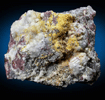 Wickenburgite with Mimetite from Moon Anchor Mine, Osborn District, Maricopa County, Arizona