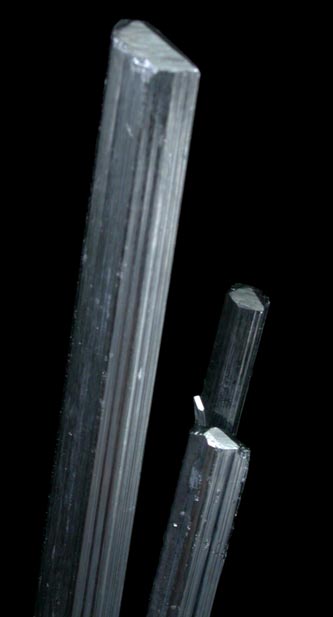 Stibnite from Xikuangshan, 12 km northeast of Lengshuijiang, Hunan Province, China