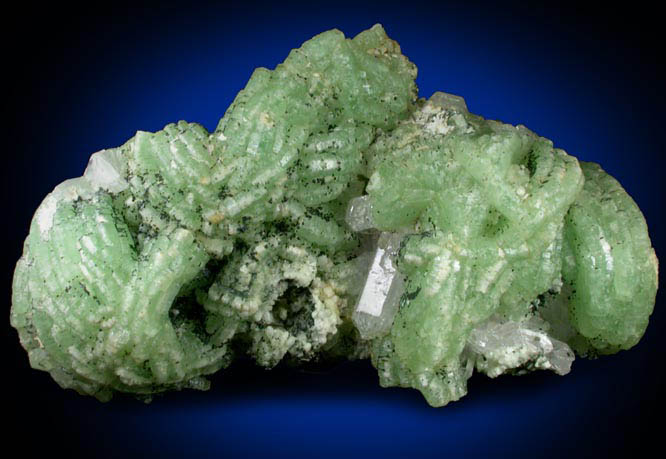 Prehnite, Quartz, Epidote from Djebel Melh, Bou Arfa, Figuig, Oriental Region, Morocco