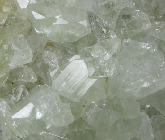 Datolite over Quartz from Roncari Quarry, East Granby, Hartford County, Connecticut