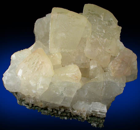 Calcite with Datolite from Roncari Quarry, East Granby, Hartford County, Connecticut