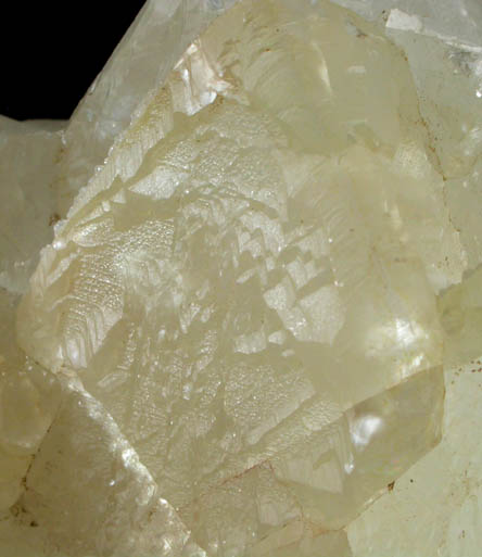 Calcite with Datolite from Roncari Quarry, East Granby, Hartford County, Connecticut