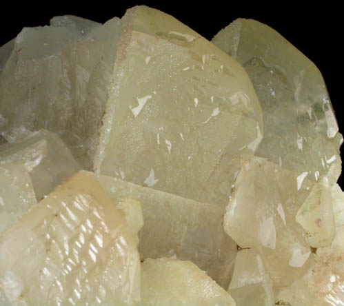 Calcite with Datolite from Roncari Quarry, East Granby, Hartford County, Connecticut