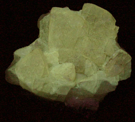 Calcite with Datolite from Roncari Quarry, East Granby, Hartford County, Connecticut