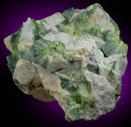 Wavellite from Mauldin Mountain, Montgomery County, Arkansas