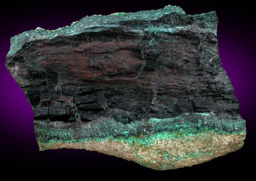 Chalcocite pseudomorph after Wood (Chalcocite Wood) from Nacimiento Copper Mine, near Cuba, Sandoval County, New Mexico