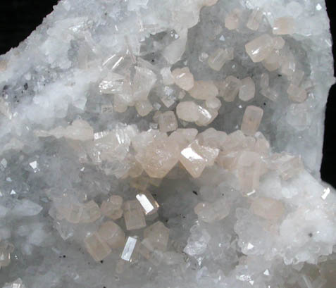 Pyromorphite on Quartz with Chalcopyrite from Bad Ems District, Rhineland-Palatinate, Germany