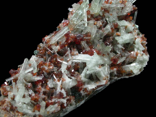 Diopside and Grossular Garnet from Bellecombe, Chtillon, Valle d'Aosta, Italy