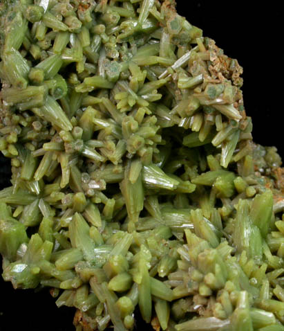 Pyromorphite from Mine des Farges, Ussel, Corrze, France