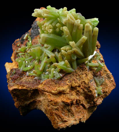 Pyromorphite from Mine des Farges, Ussel, Corrze, France