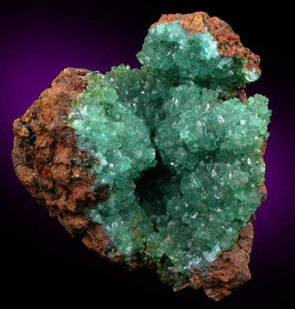 Adamite var. Cuprian Adamite  from Mina Ojuela, Mapimi, Durango, Mexico