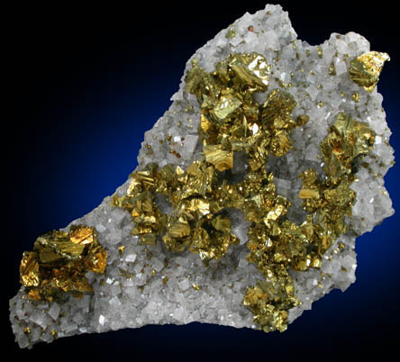 Chalcopyrite on Dolomite from Viburnum Trend, Reynolds County, Missouri