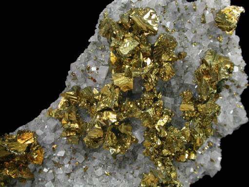 Chalcopyrite on Dolomite from Viburnum Trend, Reynolds County, Missouri