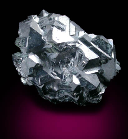 Galena (Spinel-law twinned crystals) from Krushev Dol Mine, Madan District, Rhodope Mountains, Bulgaria