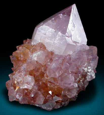 Quartz var. Amethyst Quartz (Cactus Quartz) from Boekenhouthoek area, Mpumalanga Province, South Africa