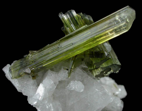 Elbaite Tourmaline on Albite from Minas Gerais, Brazil