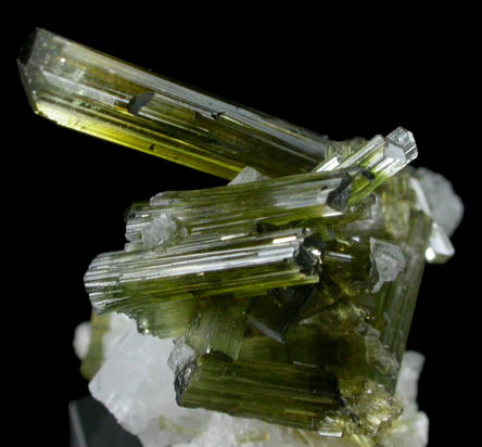 Elbaite Tourmaline on Albite from Minas Gerais, Brazil