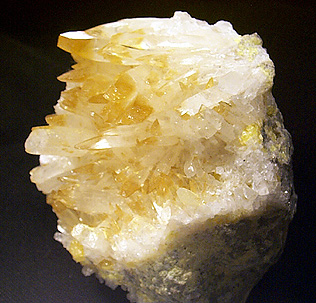 Celestine and Sulfur from Machow Mine, Tarnobreg, Poland