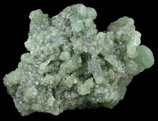 Prehnite with Apophyllite and Calcite from O and G Industries Southbury Quarry, Southbury, New Haven County, Connecticut