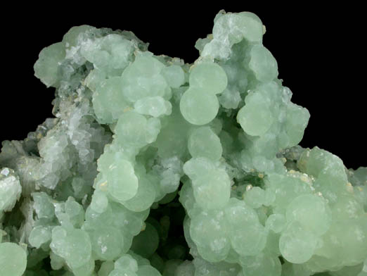 Prehnite with Apophyllite and Calcite from O and G Industries Southbury Quarry, Southbury, New Haven County, Connecticut