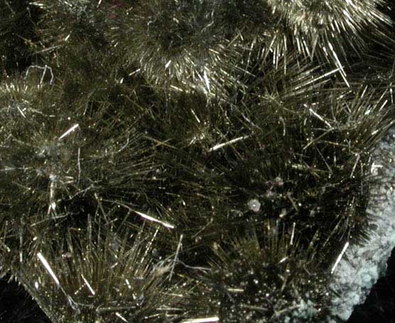 Millerite from Thompson Open Pit Mine, Manitoba, Canada