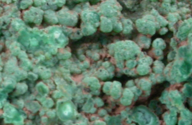 Pseudomalachite from Schuyler Copper Mine, North Arlington, Bergen County, New Jersey