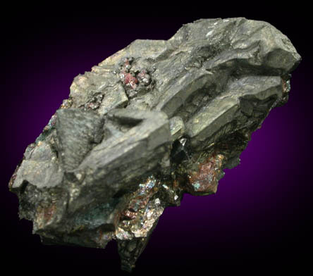 Chalcopyrite (hoppered crystals) from French Creek Iron Mines, St. Peters, Chester County, Pennsylvania