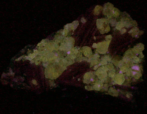 Cerussite on Barite over Galena from Mibladen, Haute Moulouya Basin, Zeida-Aouli-Mibladen belt, Midelt Province, Morocco