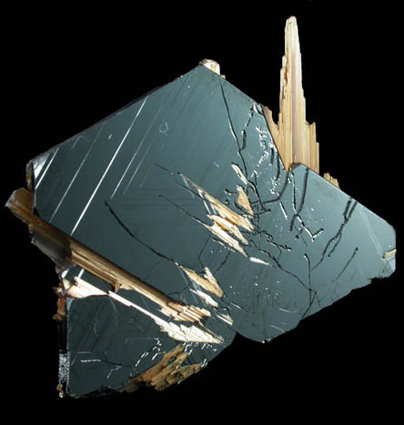 Hematite with Rutile from Novo Horizonte, Bahia, Brazil