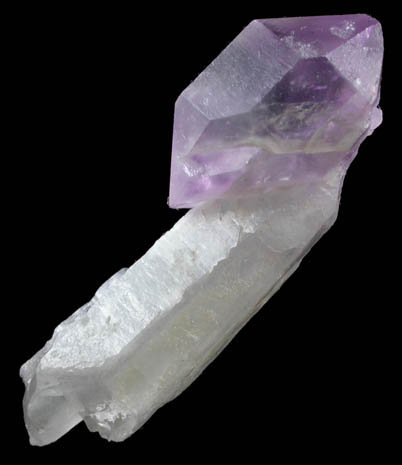 Quartz var. Amethyst Quartz (Scepter Formation) from Intergalactic Pit, Deer Hill, Stow, Oxford County, Maine