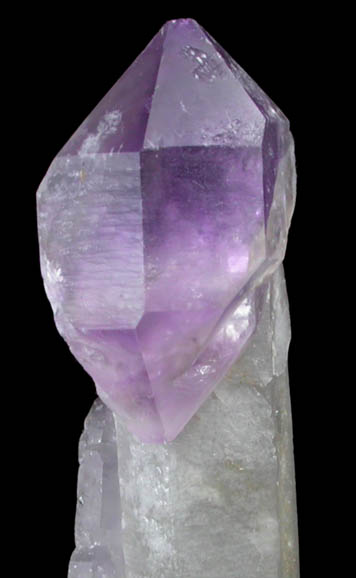 Quartz var. Amethyst Quartz (Scepter Formation) from Intergalactic Pit, Deer Hill, Stow, Oxford County, Maine