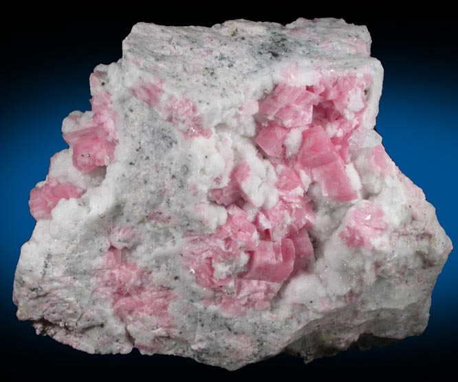 Rhodochrosite on Quartz with Fluorite from American Tunnel, Sunnyside Mine, Eureka District, San Juan County, Colorado