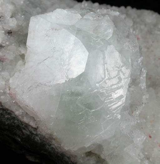 Apophyllite on Calcite and Quartz from Upper New Street Quarry, Paterson, Passaic County, New Jersey