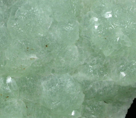 Prehnite from Eagle Rock Quarry, West Orange, Essex County, New Jersey