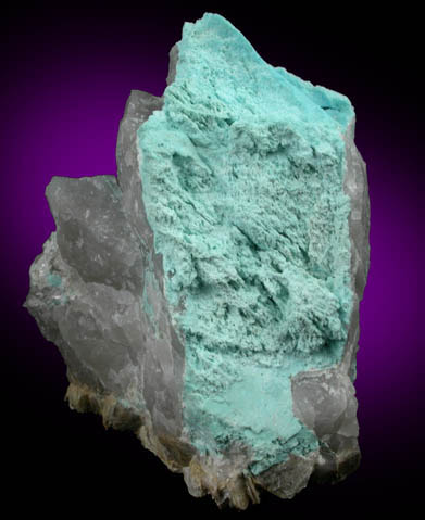 Turquoise from Gunheath Pit, Stenalees, St. Austell District, Cornwall, England