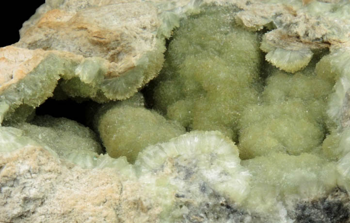 Wavellite from Slate Mountain, El Dorado County, California