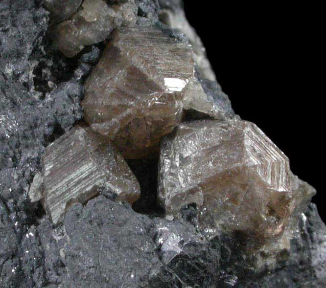 Cerussite on Galena from Trzebionka, Chrzanw District, Poland