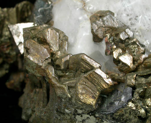 Chalcopyrite with Pyrite from French Creek Iron Mines, St. Peters, Chester County, Pennsylvania